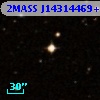 2MASS J14314469+0001552