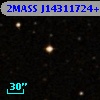 2MASS J14311724+0001362