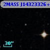 2MASS J14323326+0001125