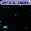 2MASS J14335360+0001422