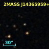 2MASS J14365959+0004225