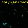 2SLAQ J143424.77-003856.2