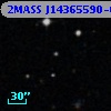 2MASS J14365590-0013324