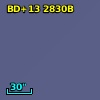 BD+13  2830B