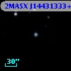 2MASX J14431333+1219276