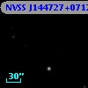 NVSS J144727+071253