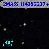 2MASS J14385537+0018433