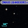 2MASS J14433392+0129390