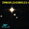 2MASS J14380121+0002371