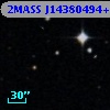 2MASS J14380494+0002293