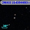 2MASS J14394493+0000136
