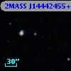 2MASS J14442455+0000349