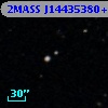2MASS J14435380+0000070