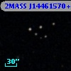 2MASS J14461570+0012113