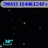 2MASS J14461247+0014468
