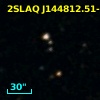 2SLAQ J144812.51-003039.5
