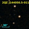 2SLAQ J144050.58-011219.9