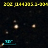2SLAQ J144305.15-004825.9