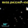 NVSS J043240+450013