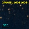 2MASS J16081603-3903042