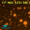 Cl* NGC 6231    SBL     600