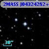 2MASS J04324282+4344385