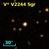 V* V2244 Sgr