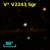 V* V2243 Sgr