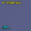 V* V580 Sco