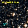 V* V687 Sco