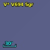 V* V694 Sgr