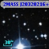 2MASS J20320216+6026449