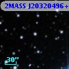 2MASS J20320496+6005456