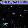 2MASS J20321145+6013046