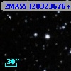 2MASS J20323676+6022366