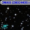 2MASS J20324435+6028386