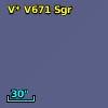 V* V671 Sgr