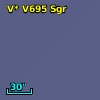 V* V695 Sgr