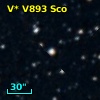 V* V893 Sco