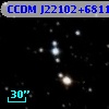 CCDM J22102+6811A