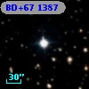 BD+67  1387