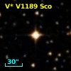 V* V1189 Sco