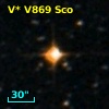 V* V869 Sco