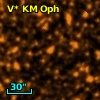 V* KM Oph