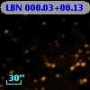 LBN 000.03+00.13