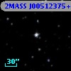 2MASS J00512375+4805222