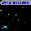 2MASS J00521080+4804292
