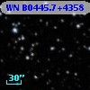 WN B0445.7+4358