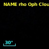NAME RHO OPH CLOUD B1