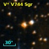 V* V744 Sgr